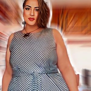 Ann Klein Gingham Dress